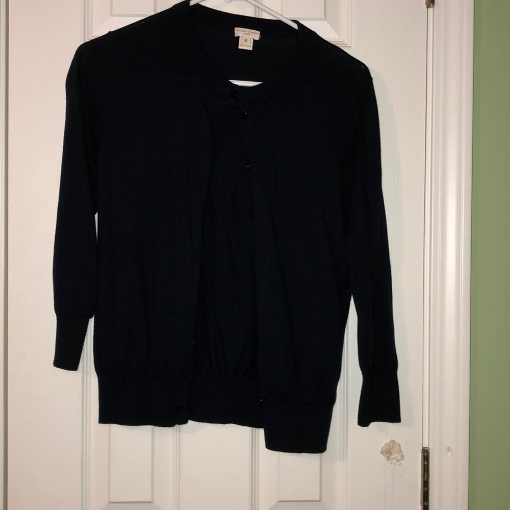 Navy Blue J. Crew cardigan